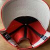 Canvas Velcro Baseball Cap: Red Medium Large - Image 5