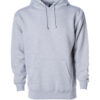 Men's Pullover Hoodie: Bone Gray - Image 2