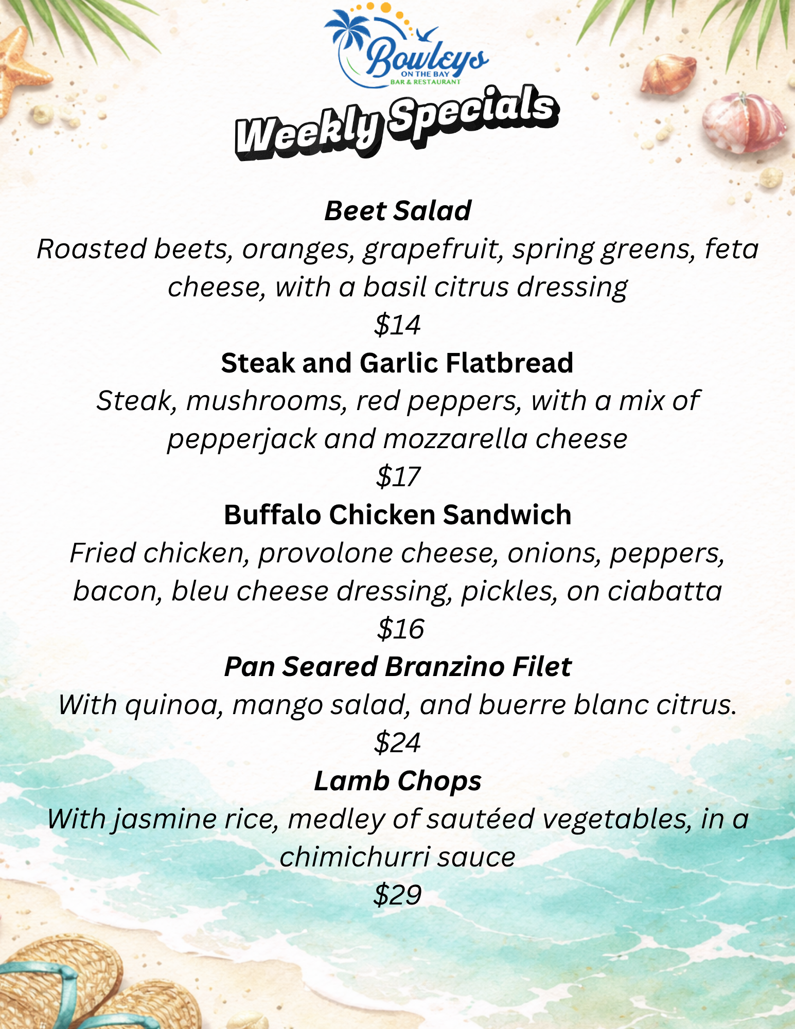 Food Specials June 4