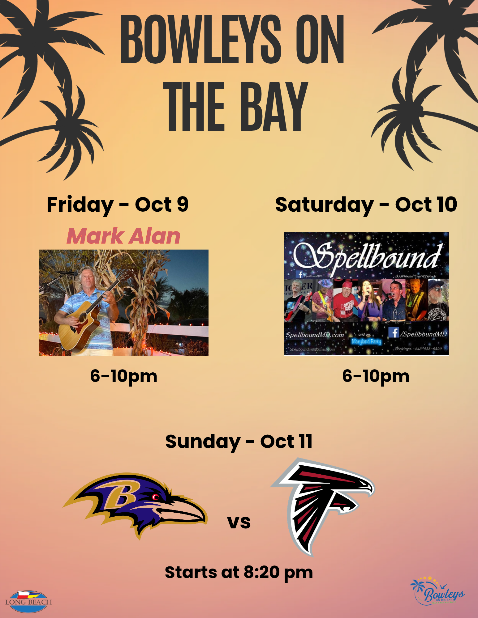 Bowleys Oct 9th